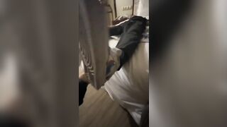 项链墨镜白袜病子直男喝醉了酒店被操